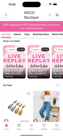 MOCO Boutique screenshot