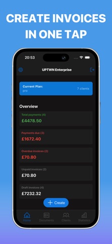 Invoice UP:  invoice maker screenshot