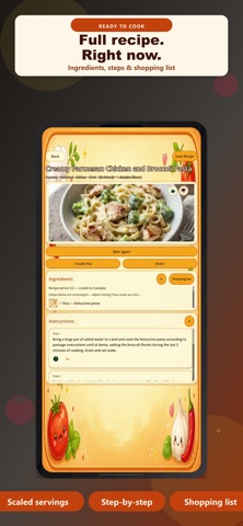 What's 4 Dinner: Spin & Cook Screenshot 2 of 4