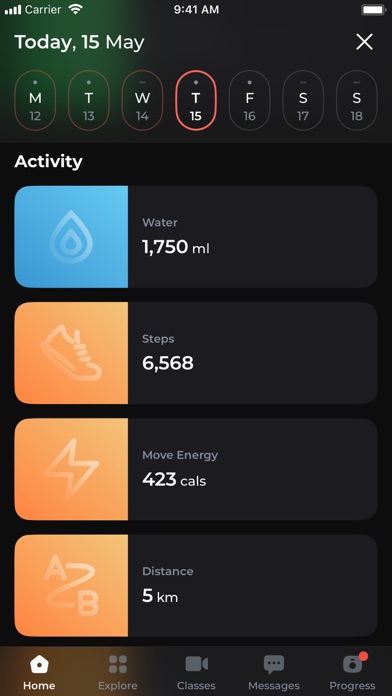 App screenshot