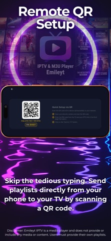 Emileyt IPTV & M3U Player iPhone screenshot