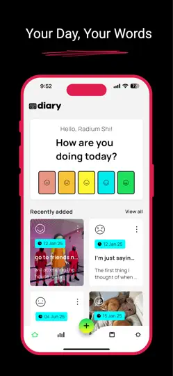 Скриншот GX Diary на iPhone 1
