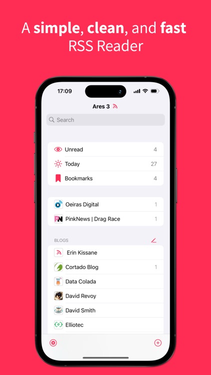 Ares 3 - RSS Reader