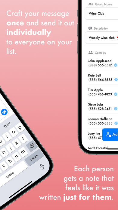 Broadcast Buddy– mass messages Screenshot