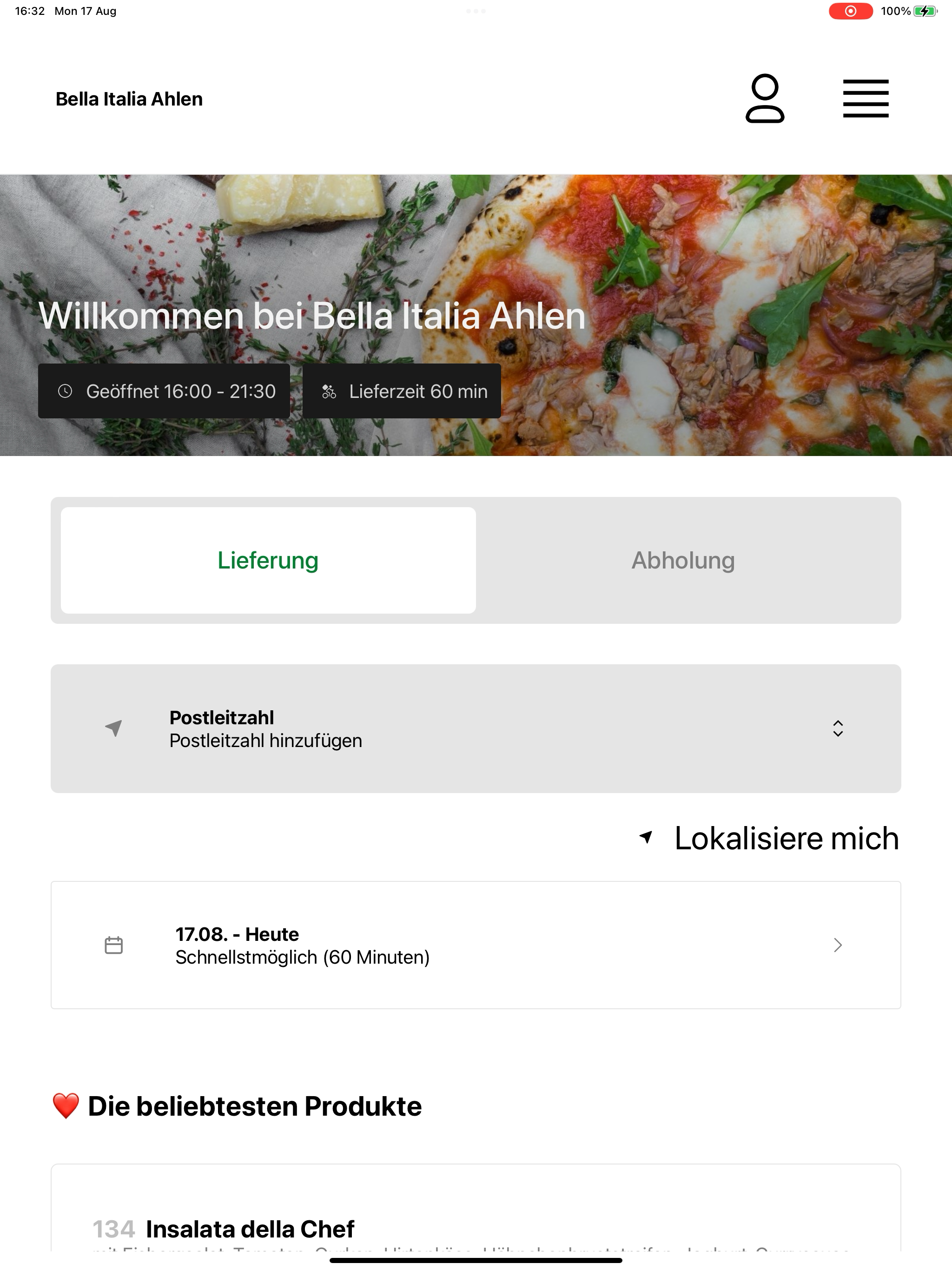 Pizza Bella Italia screenshot 7