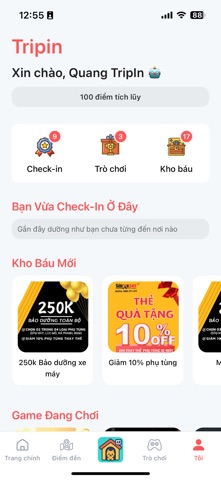 Tripin - Chơi để khám phá screenshot