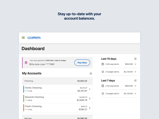 Screenshot #5 pour Guardian Credit Union Alabama
