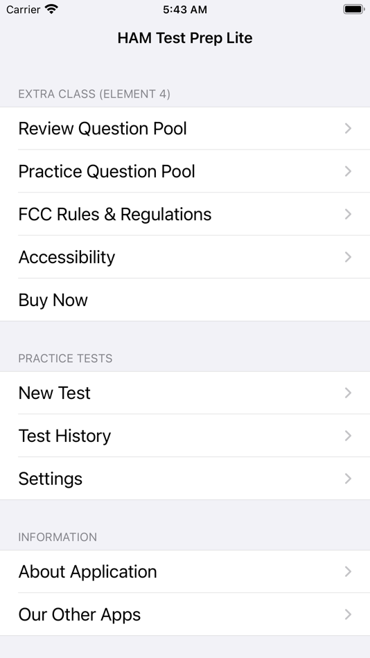 #1. HAM Test Prep Lite: Extra (iOS) 由: Patrick J Maloney LLC