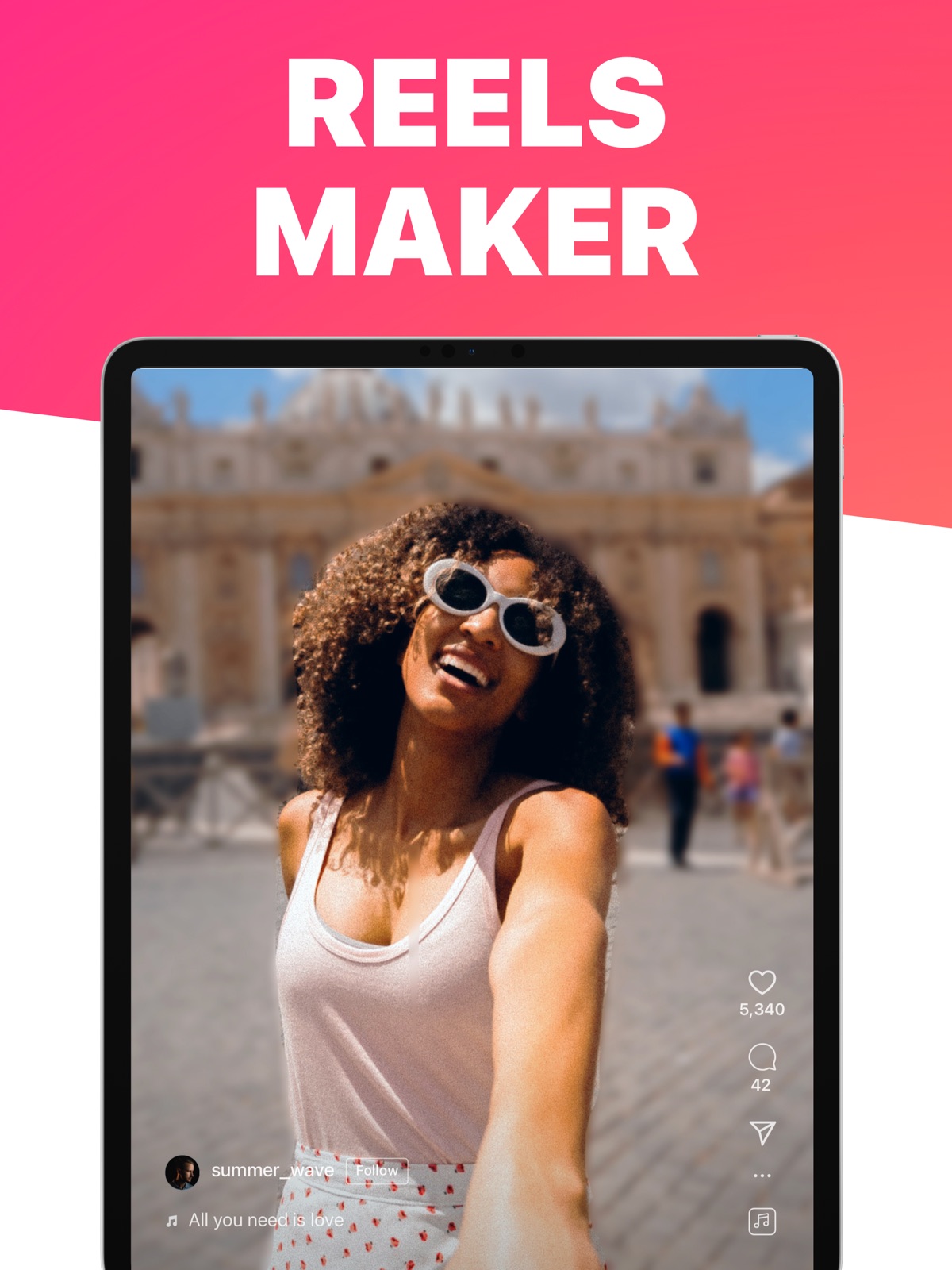 Reel Maker ipad screenshot 1