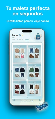 Packly AI iPhone screenshot