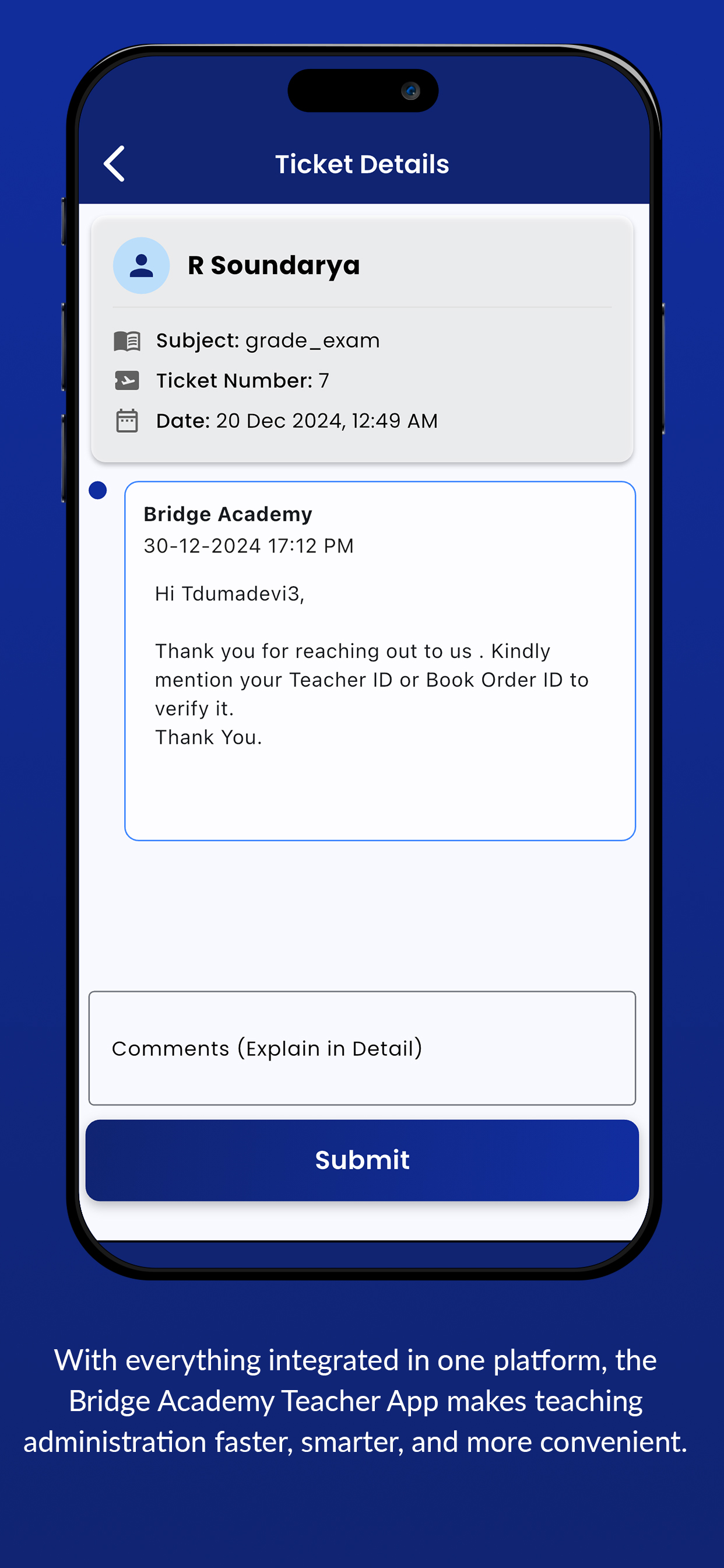 Bridge Academy - Teacher screenshot 4