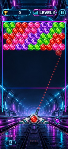 BubbleShooter:CyberBubbleQuest Screenshot 4 of 10