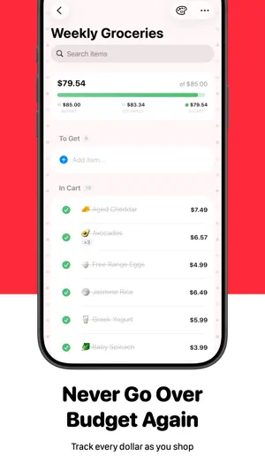 BudgetShopper - Grocery Budget screenshot 4