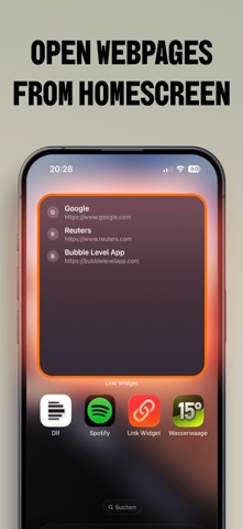 Link Widget - Quick Access Web Screenshot 1 of 3