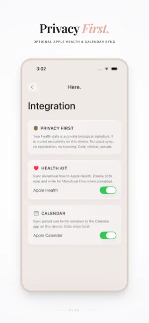 PeriodHere - Period Tracker screenshot 3