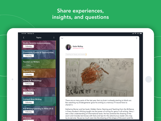 Write Now Teacher Studio iPad screenshot 2 - Education app