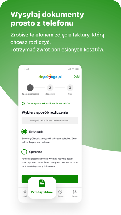 Moje Siepomaga Screenshot
