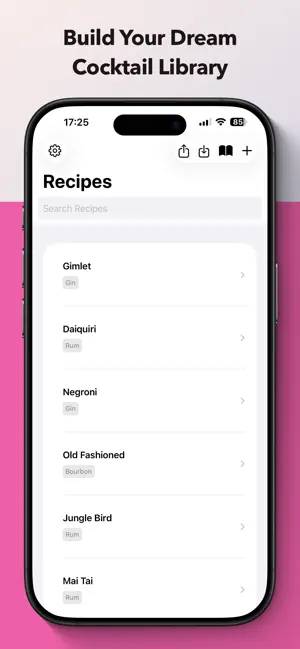 Chaser - Cocktail Recipes screenshot 1