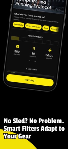 Hybrid Race Trainer iPhone screenshot