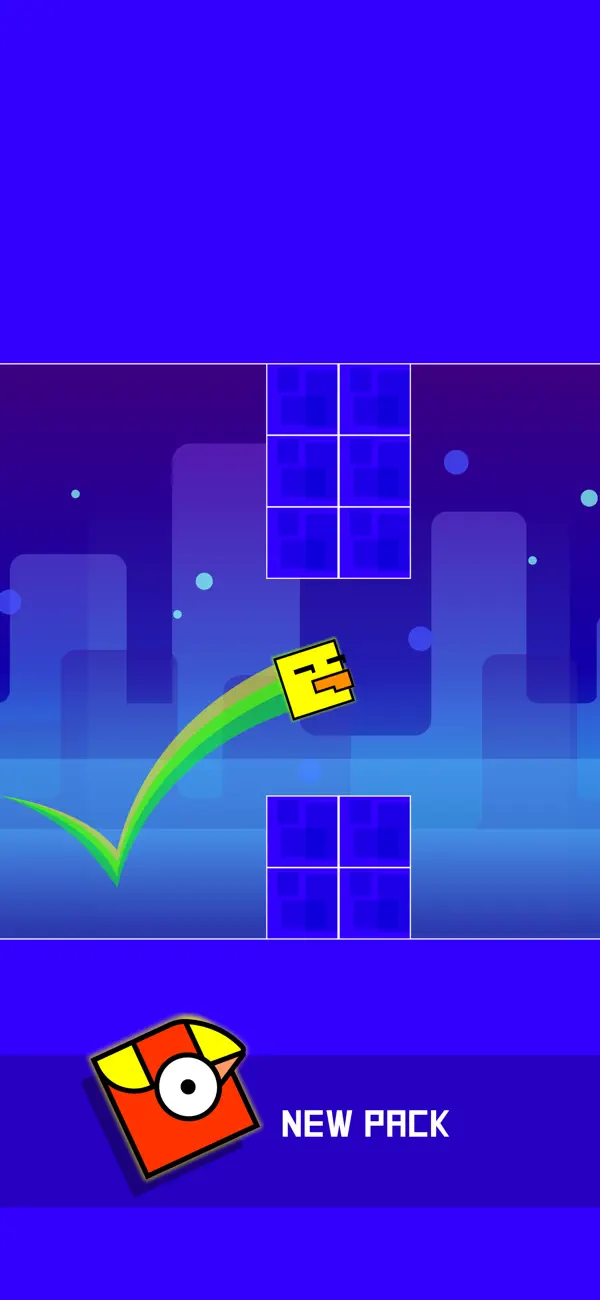 Screenshot #1 pour Square Bird Watch - Block Jump