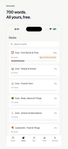 Korean Typing Vocab - Danocado screenshot 5