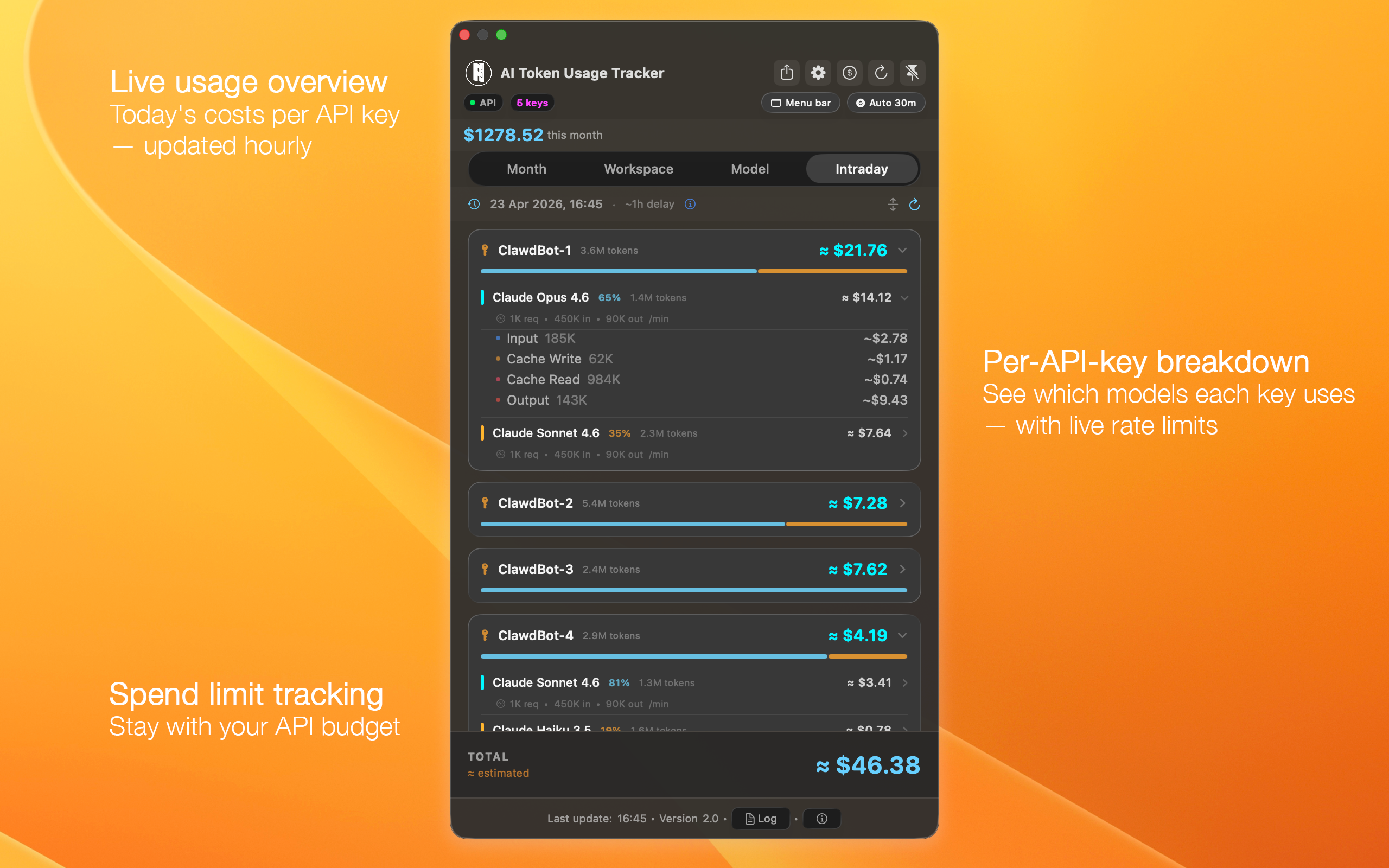 AI Token Usage Tracker