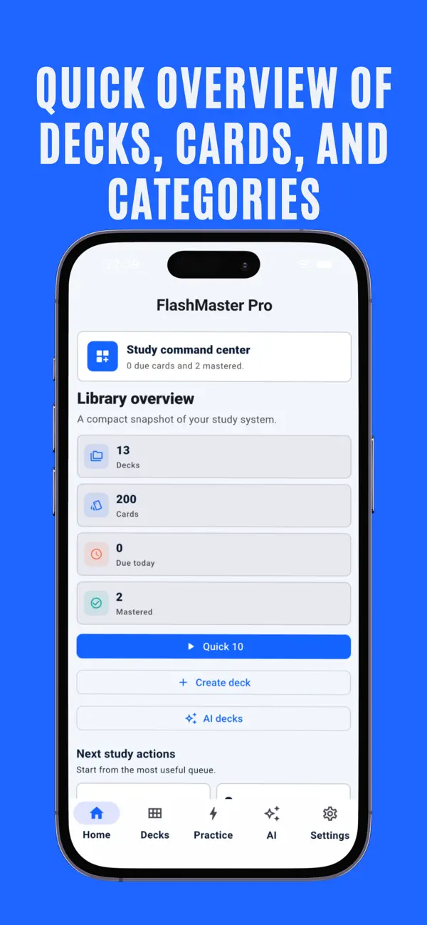 Screenshot #1 pour FlashMaster Pro