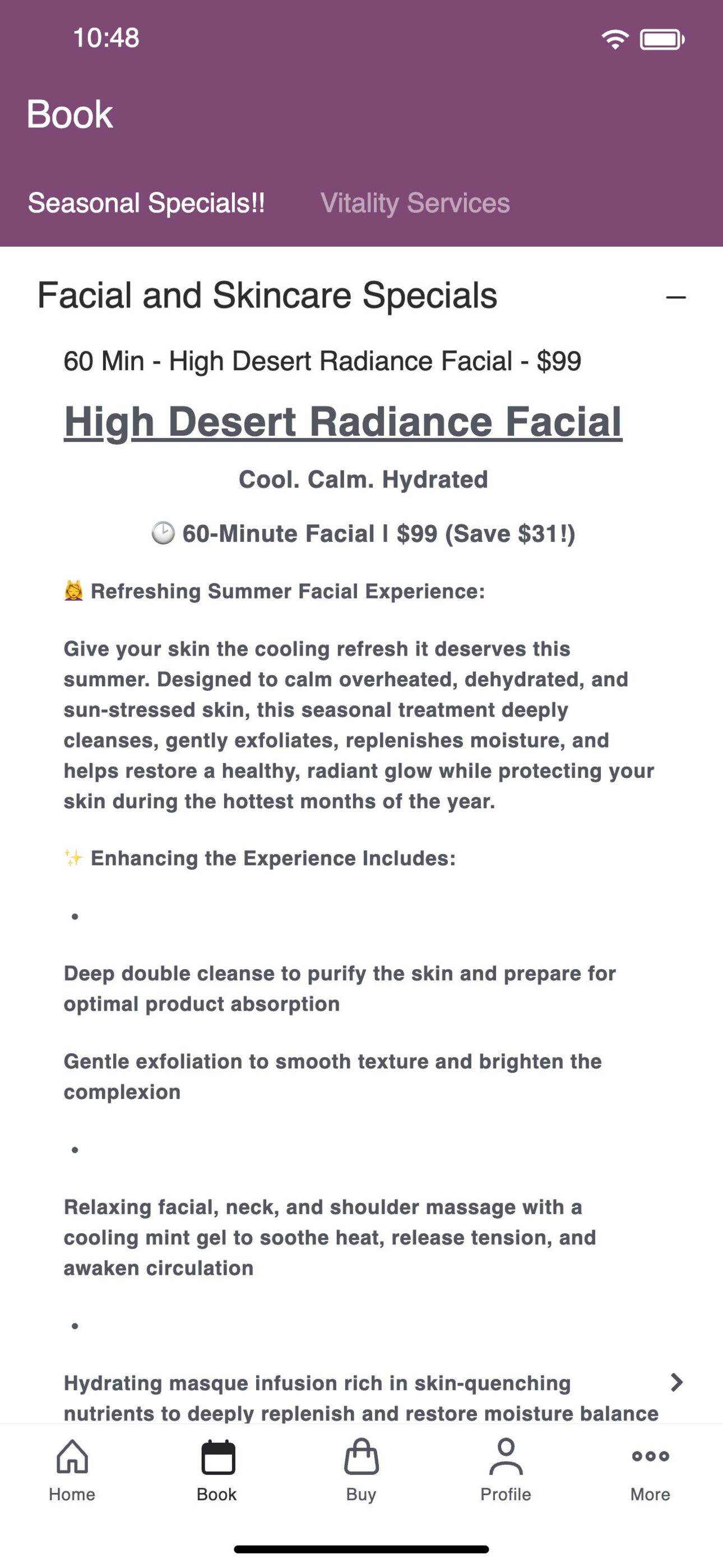 A Valley of Vitality Wellness screenshot 2