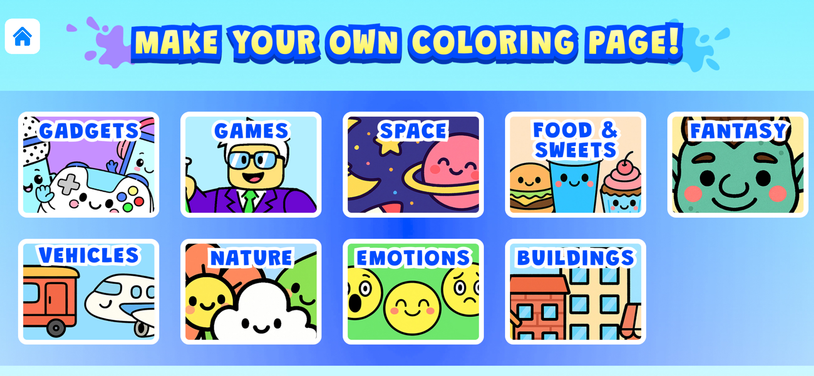 Coloring Book AI: Draw & Paint