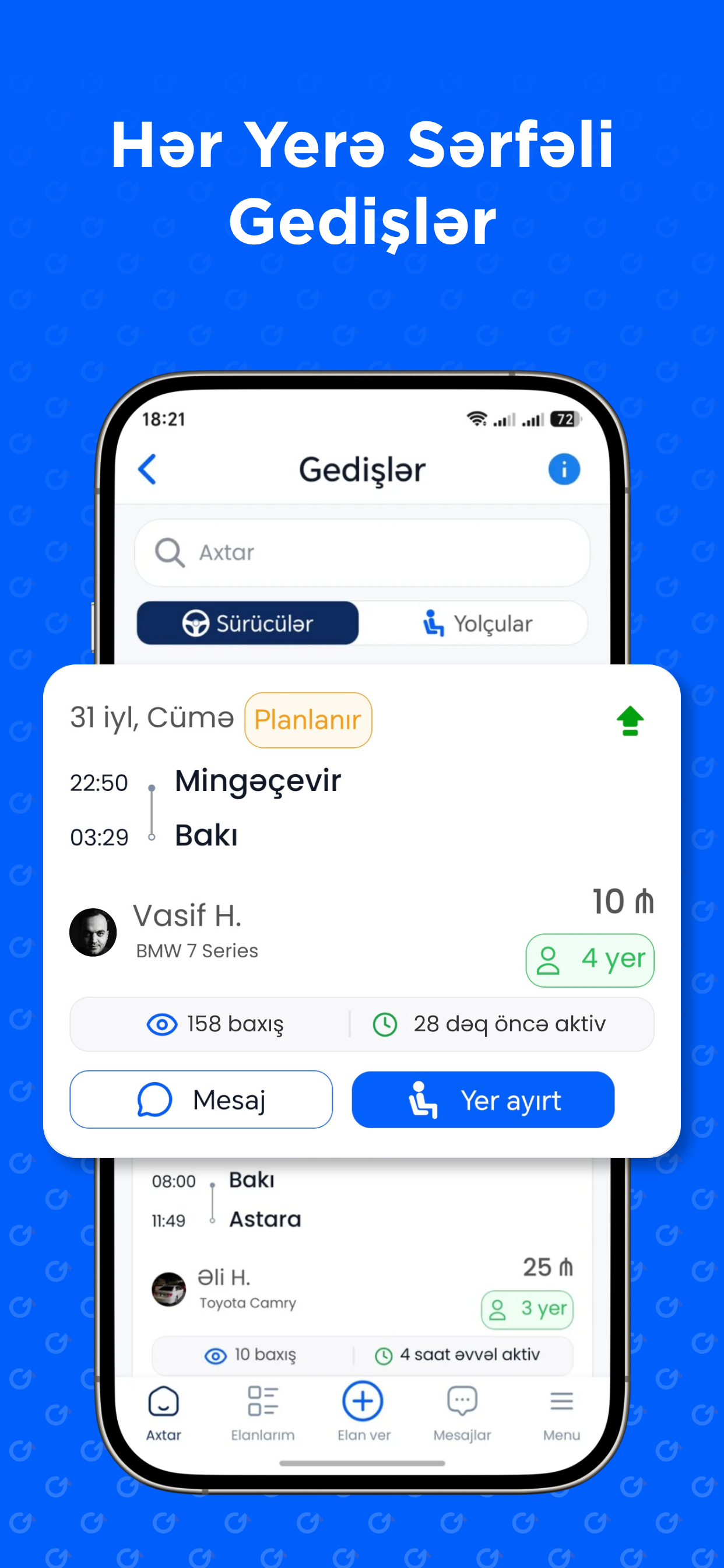 Gezz: Maşın Taxi Otel Restoran screenshot 2