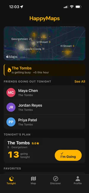 HappyMaps screenshot 1