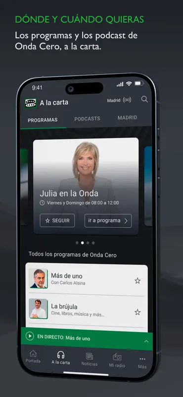 Onda Cero: Radio FM y Podcast screenshot 3 of 6