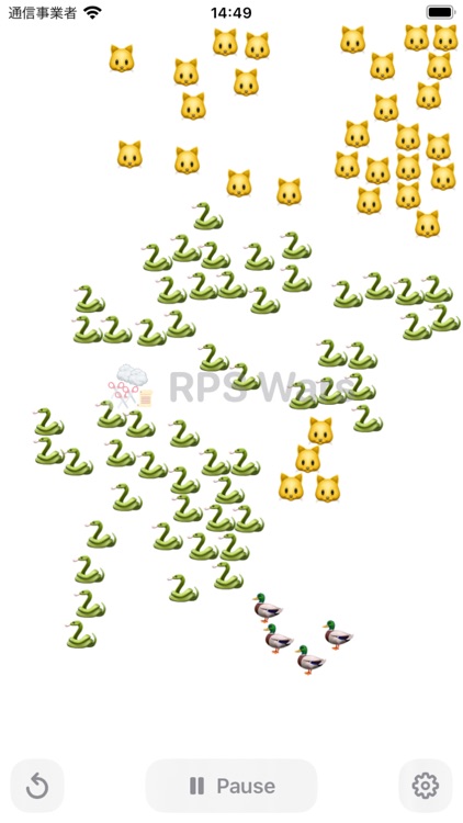 RPS Wars - Living Simulator