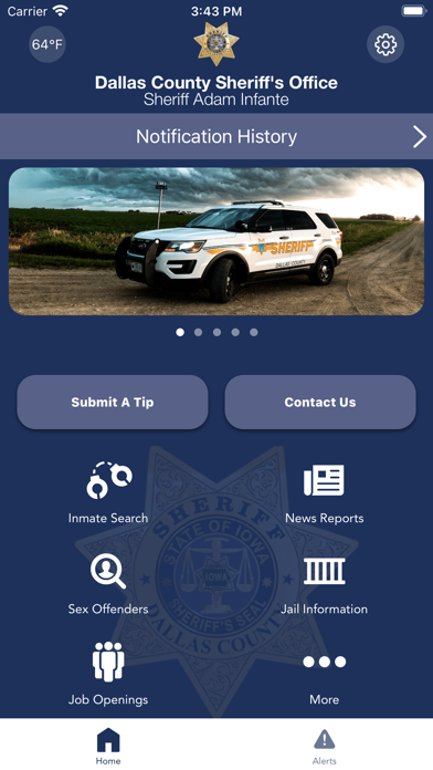 Dallas County Sheriff IA Screenshot