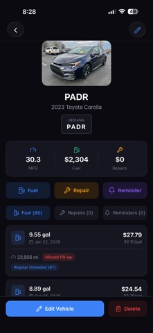 FuelCarro screenshot