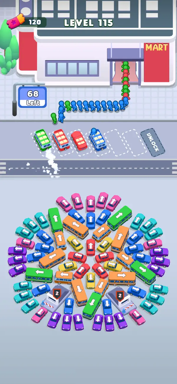 Busspiel: Chaos im Stau iPhone Spiel Screenshot 8 – Spiele