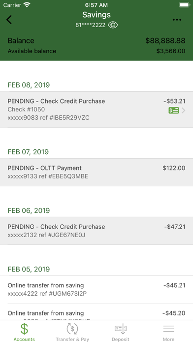 Greenwood Credit Union Screenshot
