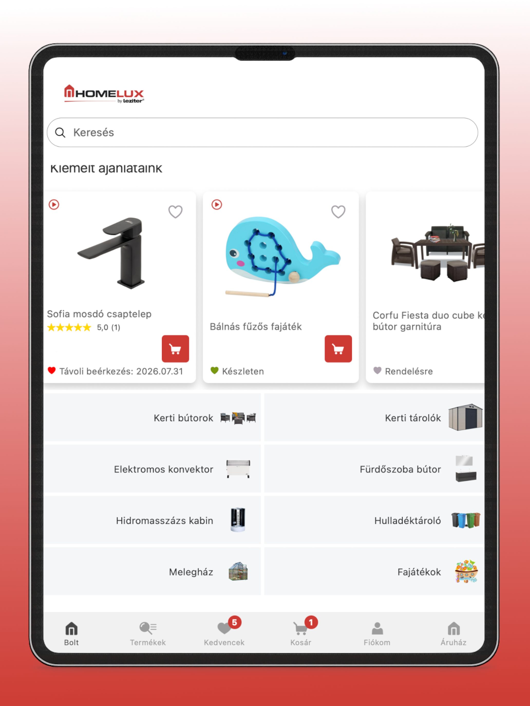 Homelux.hu screenshot 9