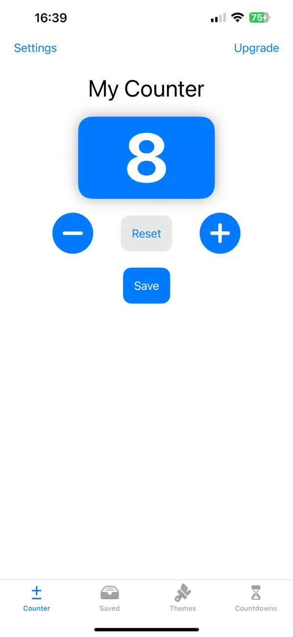 #2. Tiny Counter (iOS) Ved: Angel App Publishing Ltd.