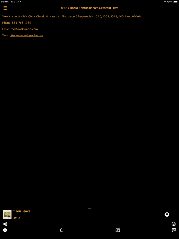 Screenshot #6 pour WAKY RADIO