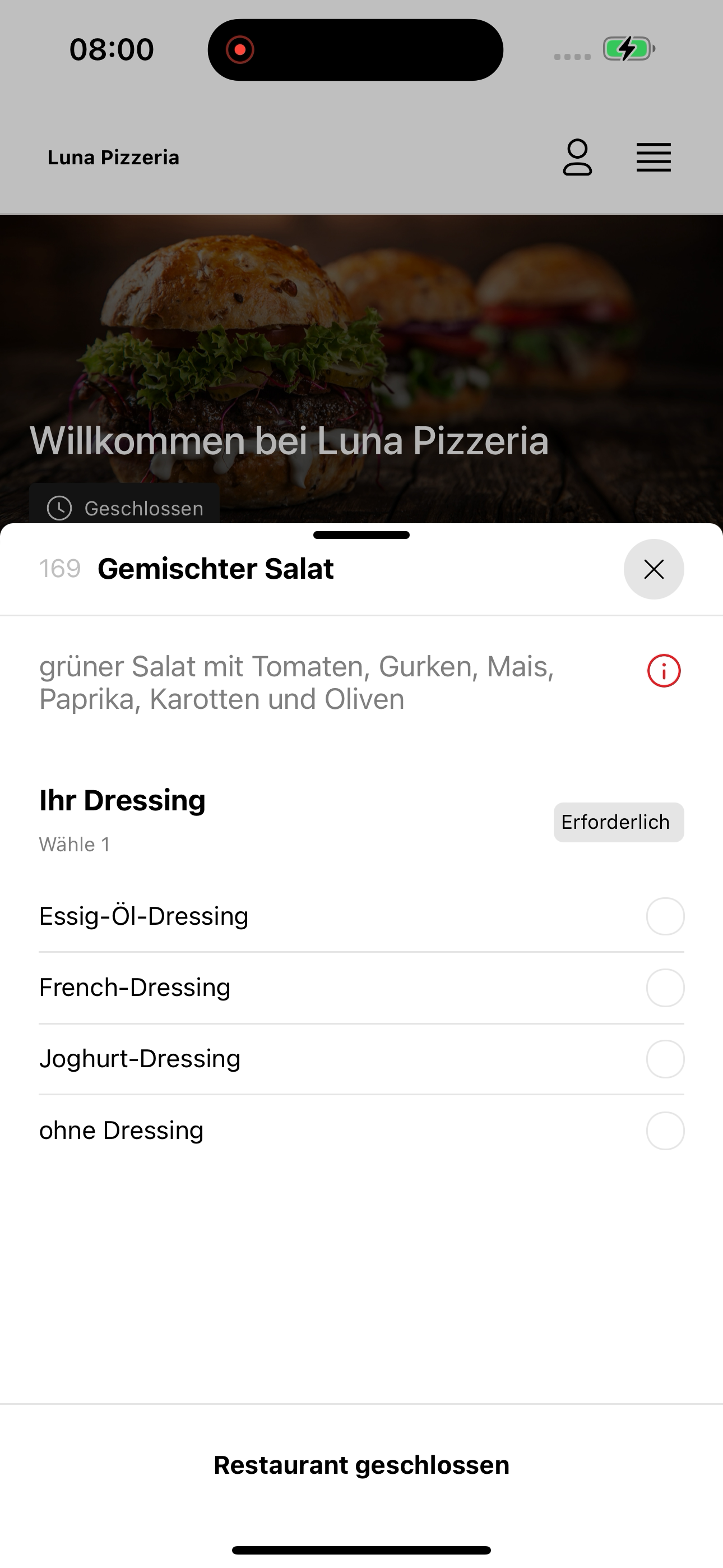 Luna Pizzeria screenshot 8
