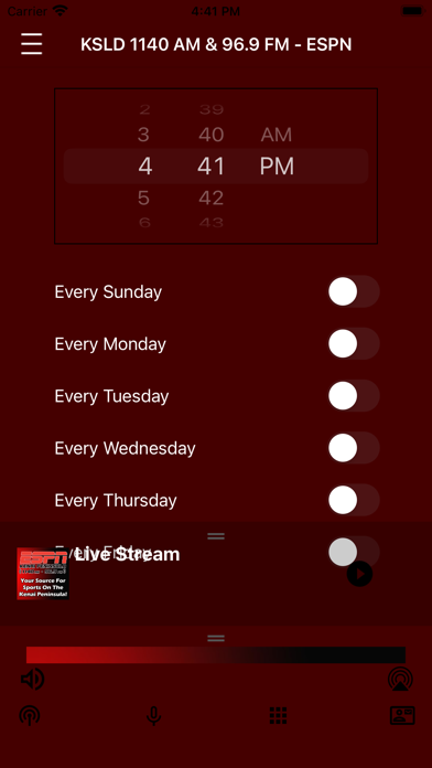 KSLD-AM Screenshot