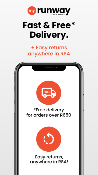 MyRunway SA Fashion Shopping Screenshot