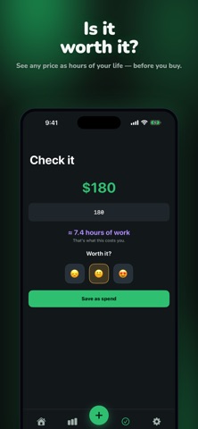 Worth It: Mindful Spending Screenshot 1 of 4