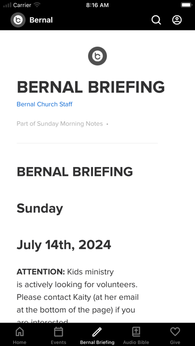 Bernal Church Screenshot