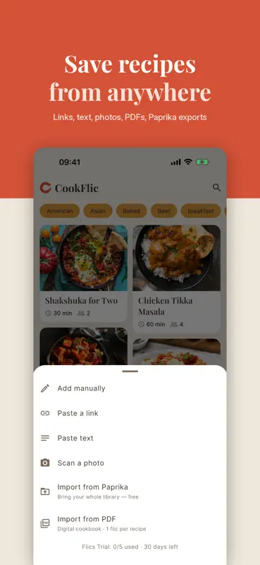 CookFlic: Recipe Organizer screenshot 1 of 8