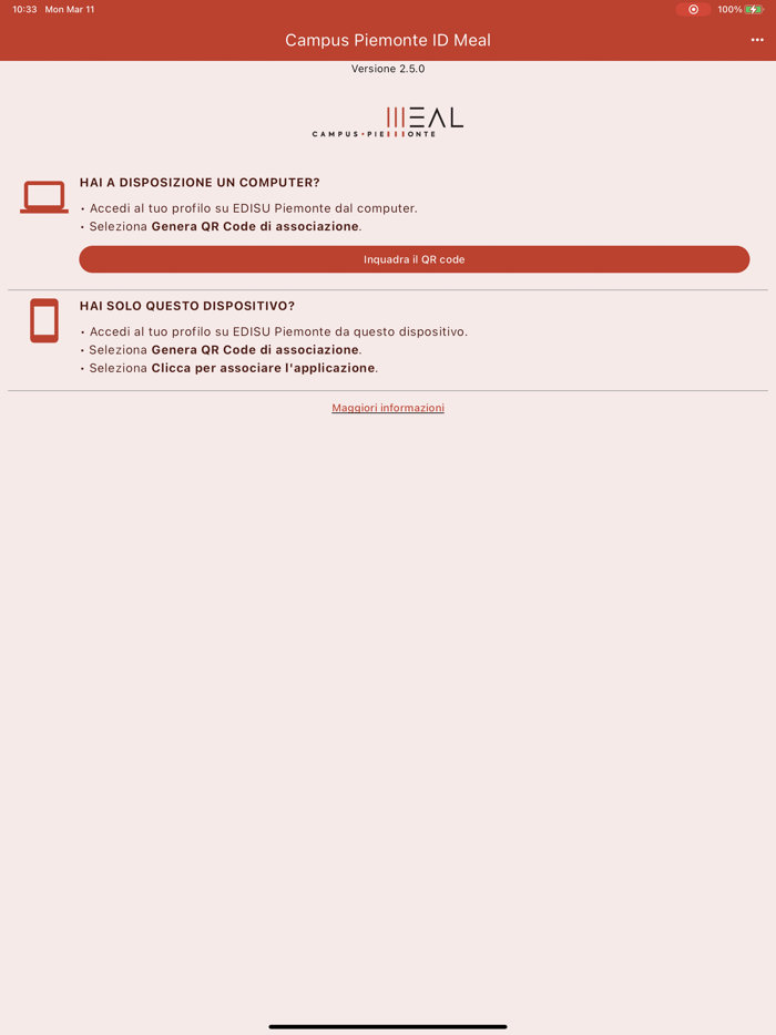 Campus Piemonte ID Meal