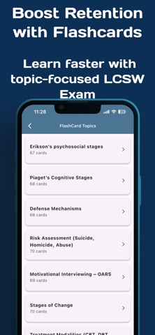 LCSW Clinical Exam Prep iPhone screenshot