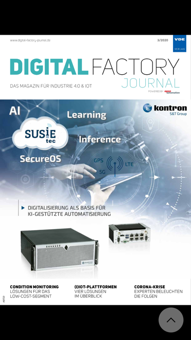 Screenshot #1 pour DFJ – Digital Factory Journal