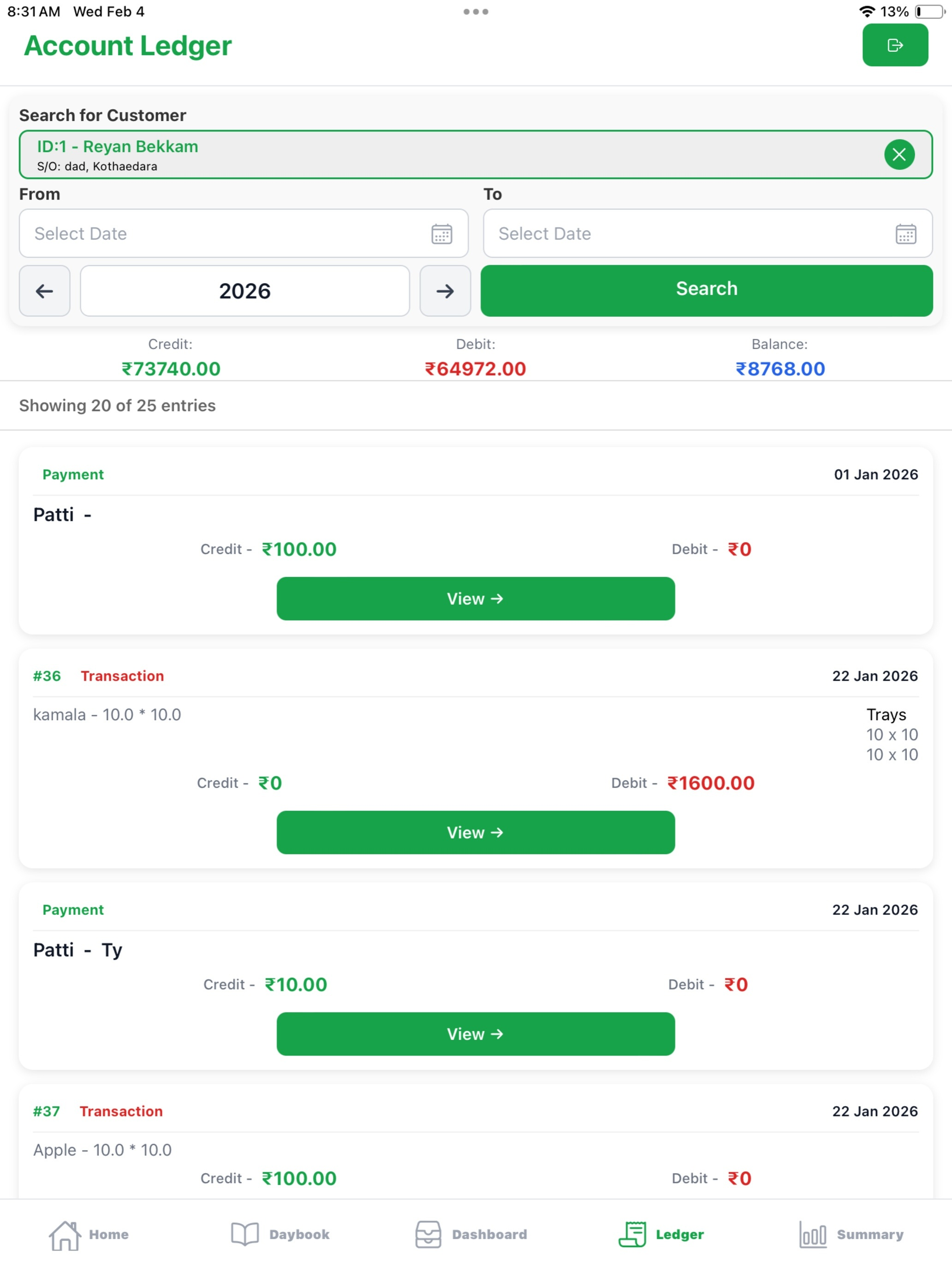 Fruit Market App